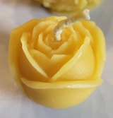 Bienenwachskerze Rose mini